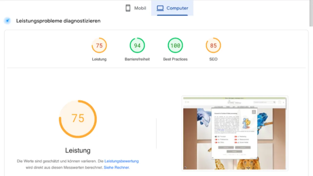 SEO Analyse_vorher